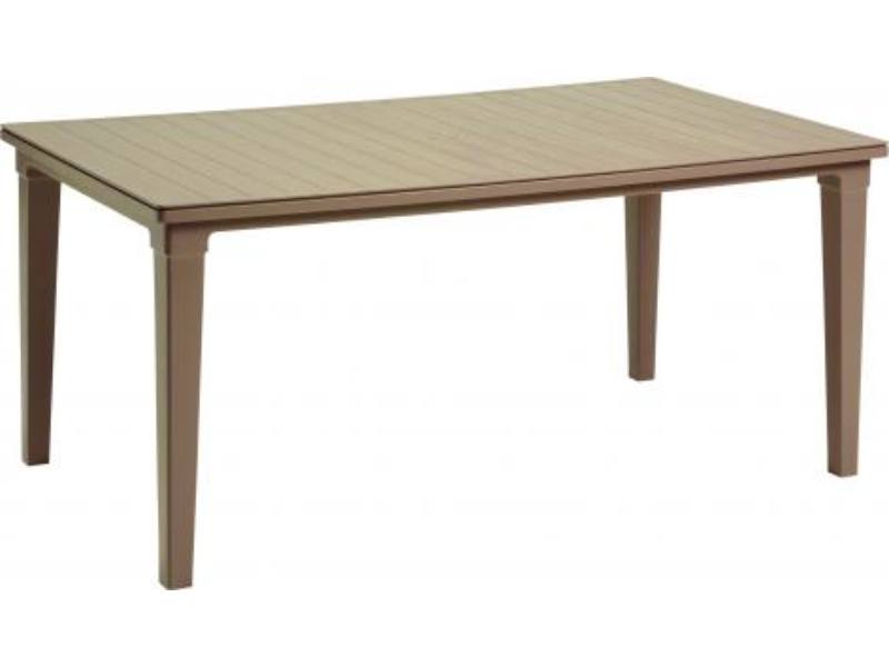 Futura m�anyag kerti asztal cappuccino